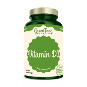 GreenFood Nutrition Vegán D3-vitamin 60 kapszula kép