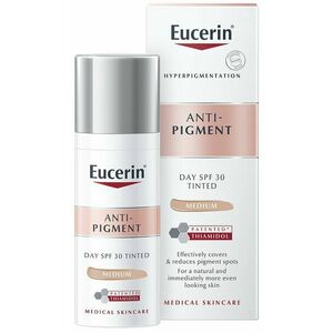 Eucerin Eucerin Anti-Pigment színezett nappali arckrém medium FF30 50 ml kép