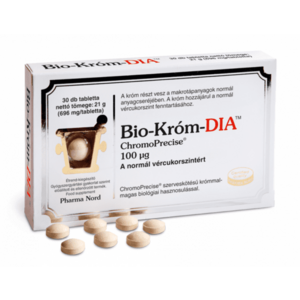 Pharma Nord Bio-Króm DIA 100 µg 120 tabletta kép