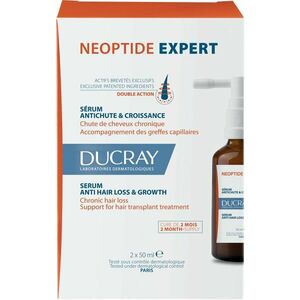 Ducray Neoptide Szérum hajhullás ellen és a növekedés támogatására 2 x 50 ml kép