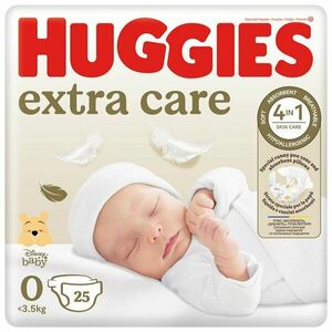Huggies Extra Care nadrágpelenka (0- 4 kg) 25 db kép