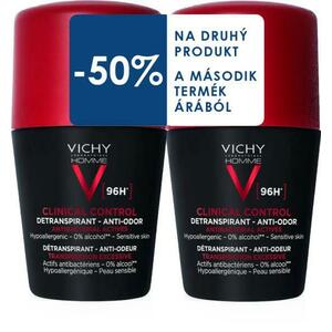 Homme Clinical Control 96h duo roll-on 2x50 ml kép