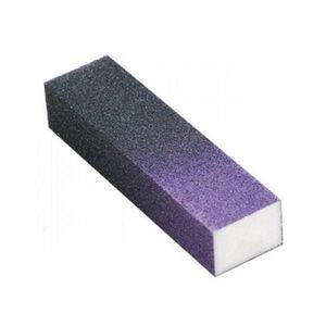 Fekete-Lila Buffer Csiszoló Blokk - Beautyfor Sanding Block, Purple-Black, erősség 120 kép