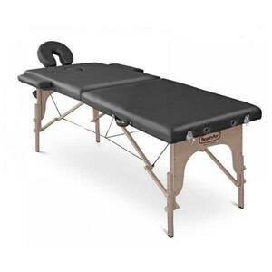 Hordozható, Fából Készült Masszázsasztal FMA201A, Fekete - Beautyfor Portable Wooden Massage Table FMA201A, Black, 1 db. kép