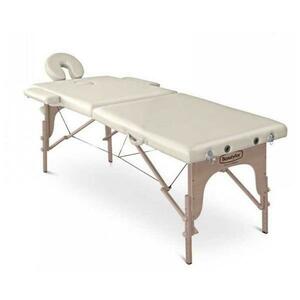 Hordozható, Fából Készült Masszázsasztal FMA201A, Beige - Beautyfor Portable Wooden Massage Table FMA201A, Beige, 1 db. kép