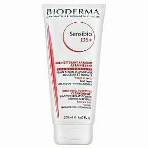 Bioderma Sensibio DS+ Purifying and Soothing Cleansing Gel tisztító gél érzékeny arcbőrre 200 ml kép