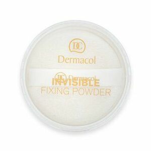 Dermacol Invisible Fixing Powder transparens púder White 13 g kép
