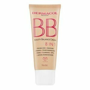Dermacol BB Beauty Balance Cream 8in1 BB krém az egységes és világosabb arcbőrre Nude 30 ml kép