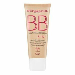 Dermacol BB Beauty Balance Cream 8in1 BB krém az egységes és világosabb arcbőrre Sand 30 ml kép