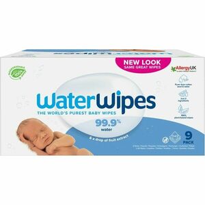 Water Wipes Baby Wipes 9 Pack finom nedves törlőkendők gyermekeknek 9x60 db kép
