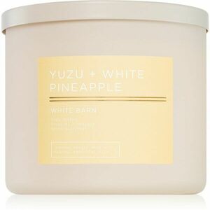 Bath & Body Works Yuzu + White Pineapple illatgyertya 411 g kép