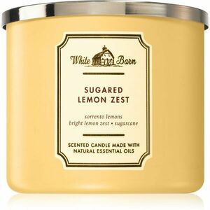Bath & Body Works Sugared Lemon Zest illatgyertya III. 411 g kép