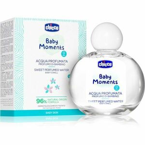 Chicco Baby Moments Sweet Perfumed Water Eau de Parfum gyermekeknek születéstől kezdődően 100 ml kép