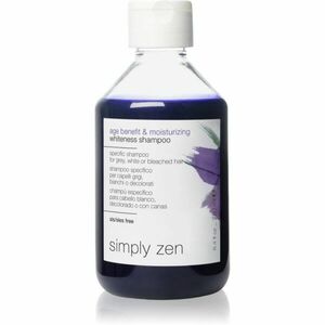 Simply Zen Age Benefit & Moisturizing Whiteness Shampoo tonizáló sampon szőkített vagy melírozott hajra 250 ml kép