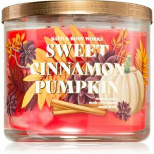 Bath & Body Works Sweet Cinnamon Pumpkin illatgyertya 411 g kép