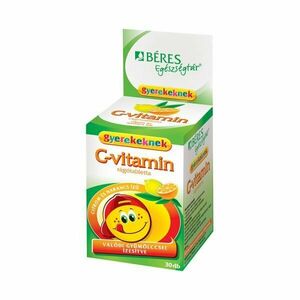 Béres Pharmaceuticals Egészségtár C-vitamin rágótabletta gyerekeknek 30 db kép