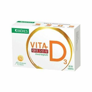 Béres Pharmaceuticals D3-vitamin Vita-D3 3200 NE tabletta 60 db kép