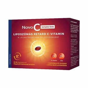 Novo C liposzómiás retard c-vitamin lágykapszula 60 db kép