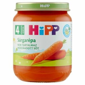 HiPP BIO sárgarépa főzelék (4 hónapos kortól) 125 g kép