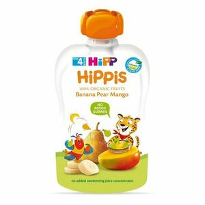 HiPP HiPPiS gyümölcspüré (banán-körte-mangó) 100 g kép