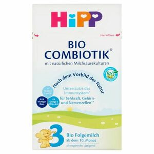HiPP 3 BIO Combiotik tejalapú anyatej-kiegésztő tápszer 600 g kép
