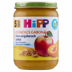 HiPP bio bébiétel (alma-sárgabarack zabbal) 190 g kép