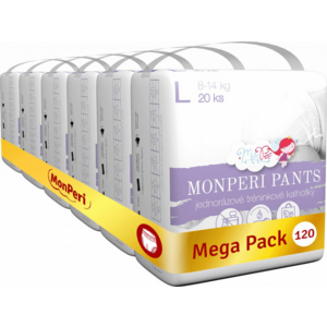 MonPeri Pants Mega Pack bugyipelenka - L 120 db kép