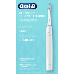 Oral-B Pulsonic Slim Clean 2000 White Sonic Elektromos Fogkefe 1 db kép