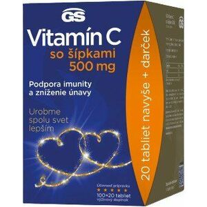 GS C-vitamin 500 + csipke - ajándékcsomag 120 tabletta kép