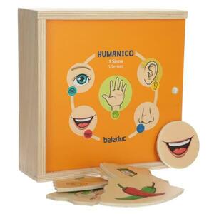 Didaktikus játék és puzzle 2 az 1-ben Humanico Érzékek a Beleduc-tól. kép