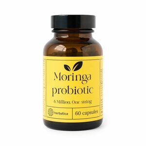 Moringa probiotikumok - 6 millió, egy törzs - 60 kapszula - Herbatica kép