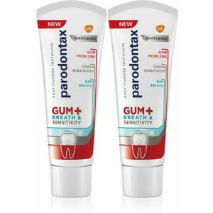 Gum + Breath & Sensitivity Whitening 2x75 ml kép