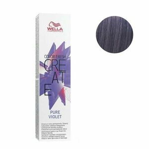 Szemi-permanens hajfesték - Wella Professionals Color Fresh Create, Pure Violet, 60 ml kép