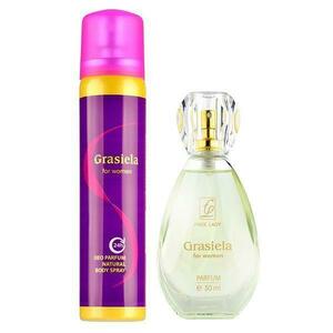 Női ajándékcsomag Grasiela Eau de parfum 50 ml + Parfüm dezodor 85ml kép