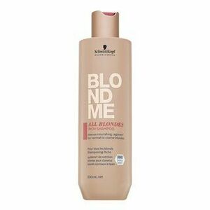Schwarzkopf Professional BlondMe All Blondes Rich Shampoo tápláló sampon szőke hajra 300 ml kép