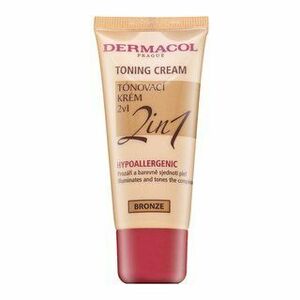 Dermacol Toning Cream 2in1 hosszan tartó make-up Bronze 30 ml kép