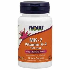K2 MK-7 vitamin 100 µg - NOW Foods kép