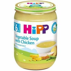 HiPP BIO Zöldségleves csirkével (6 hónapos kortól) 190 g kép