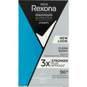 Rexona Maximum Protection Clean Scent Férfi Izzadásgátló Krém 45 ml kép