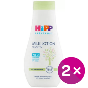 HiPP Babysanft testápoló tej 2x350 ml kép