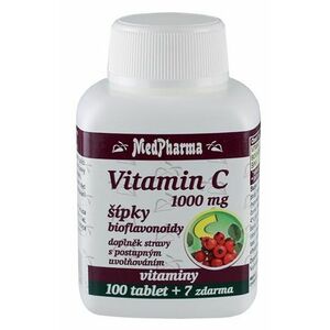 MedPharma C-vitamin 1000mg csipkebogyóval 107 tabletta kép
