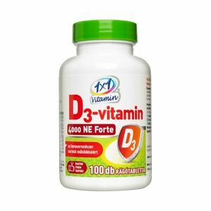 1x1 Vitaday D3-vitamin 4000 NE Forte lime ízben 100 db kép