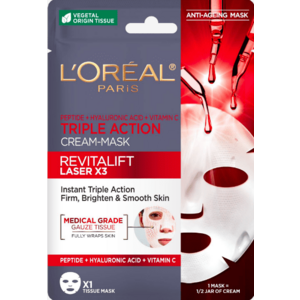 L'Oréal Paris Revitalift Laser X3 Hármas hatású, öregedésgátló arcmaszk 1 db kép