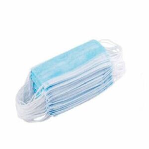 50 db Egészségügyi szájmaszk 3 rétegű kék kép