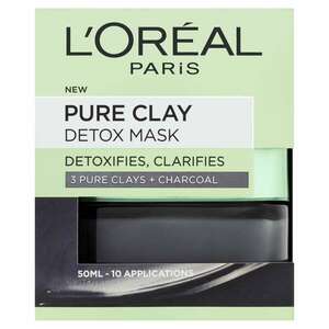 L'Oréal Paris Pure Clay Detox méregtelenítő fekete Maszk 50ml kép