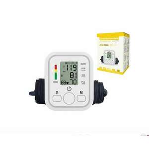 KINSI felKaros vérnyomásmérő, LCD kijelző nagy karakterekkel, Aut... kép