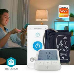 NEDIS BTHBP10WT Professzionális felkaros vérnyomásmérő, SmartLife... kép