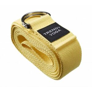 Trendy Yoga Belt jógaheveder fém csattal Szín: sárga kép