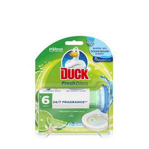 Wc öbíltő korong zselés 36 ml fresh discs duck® lime kép