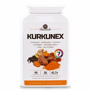 KURKUNEX étrend-kiegészítő, 90db (3 db) kép